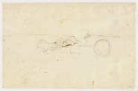 KT 2006 151 verso
<br/>
Schets van bespannen wagen
<br/>
<em>Corot, Jean-Baptiste-Camille (1796 - 1875)</em>
